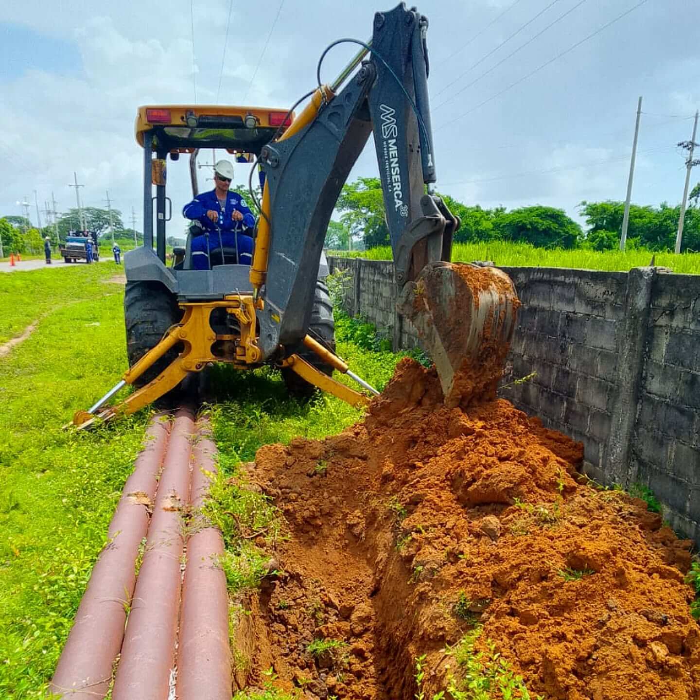servicio de tuberia subterranea